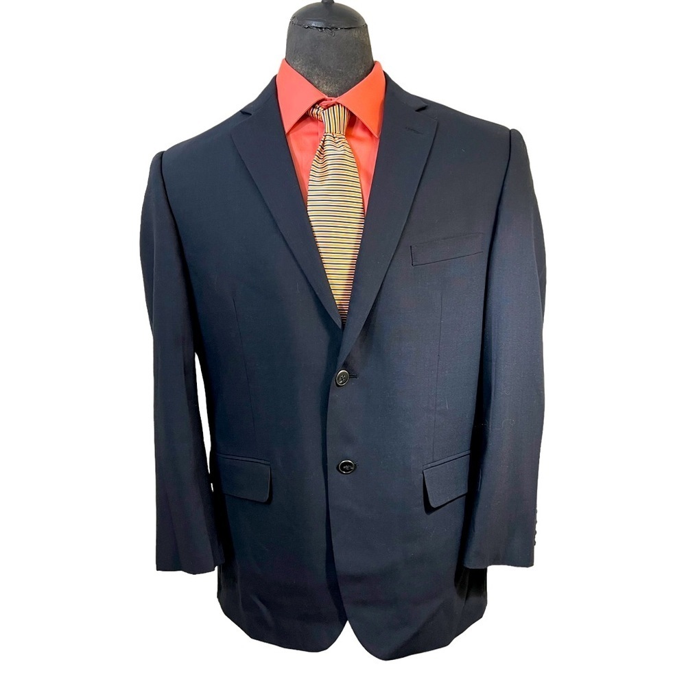 WILKE•RODRIGUEZ MENS DRESS BLAZER SIZE46R 100% WOOL☑️